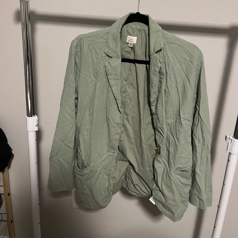 Linen Blend Blazer